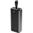 Зовнішній акумулятор Powerbank XO PR240, 30000mAh, Black