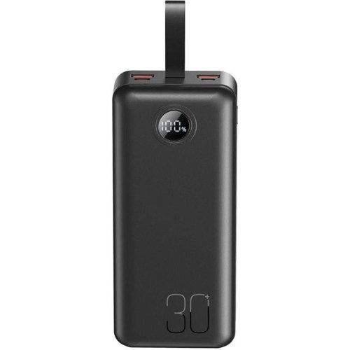 Зовнішній акумулятор Powerbank XO PR240, 30000mAh, Black