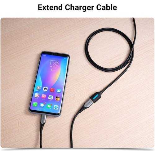 Кабель-подовжувач Vention, USB Type-A (M) to USB Type-A (F), 0.5м, Black (CBHBD)