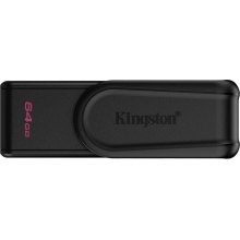 USB флеш Kingston DataTraveler Exodia S, 64GB, USB 3.2 Type-A, Black (DTXS/64GB)