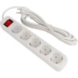 Мережевий фільтр ColorWay, 5 розеток, 3м, White (CW-PSEA53W)