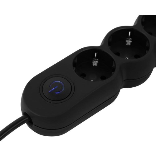 Мережевий фільтр 2E, 3 розетки, 10м, Black (2E-U03VES10MBK)