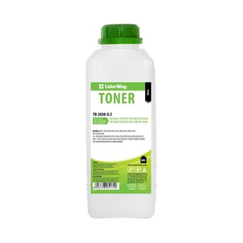 Тонер ColorWay TB-2030-0.5, для Brother HL-2040/5250/7010, 500г