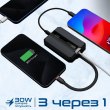 Зовнішній акумулятор Powerbank Promate Neo-10Uni, 10000mAh, 30W, Black