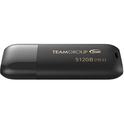 USB флеш Team C175, 512GB, USB 3.2 Type-A, Black (TC1753512GB01)