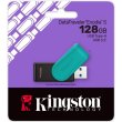 USB флеш Kingston DataTraveler Exodia S, 128GB, USB 3.2 Type-A, Black/Green (DTXS/128GB)