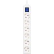 Мережевий фільтр 2E, 6 розеток, 3м, White (2E-U06ESM3WH)