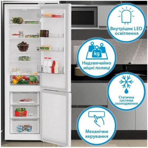 Холодильник Indesit INKS 1401 W4U, двокамерний, нижня морозильна камера