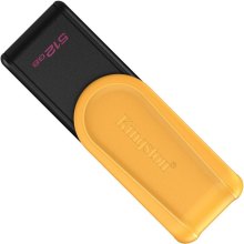 USB флеш Kingston DataTraveler Exodia S, 512GB, USB 3.2 Type-A, Black/Yellow (DTXS/512GB)