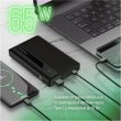 Зовнішній акумулятор Powerbank ColorWay Powerful, 20000mAh, Black (CW-PB200LPA3BK-PDD)