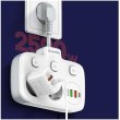 Мережевий фільтр ColorWay, 2 розетки, USB Type-C/3xUSB Type-A, 2.5cм, White (CW-CHE24PDW)