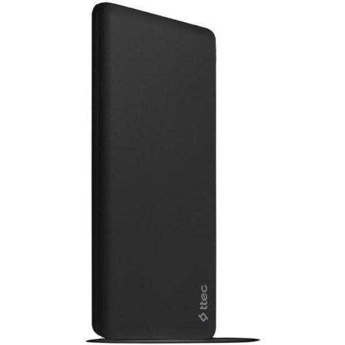 Зовнішній акумулятор Powerbank Ttec PowerSlim S, 10000mAh, Black (2BB135S)