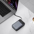 Зовнішній акумулятор Powerbank XO PR267, 20000mAh, PD 65W, Grey