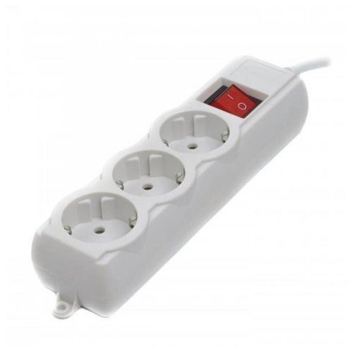 Мережевий фільтр Gembird Pro, 3 розетки, 3м, Gray (SPG3-G-10G-PRO)