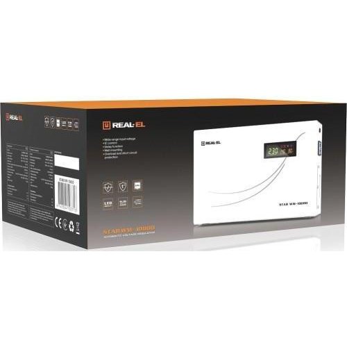 Стабілізатор напруги REAL-EL Stab WM-10000 (EL122400015)