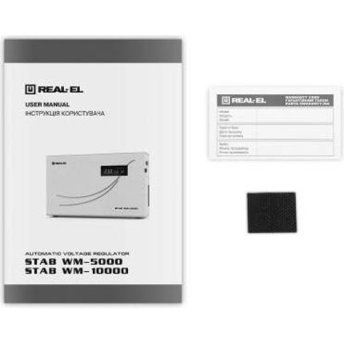 Стабілізатор напруги REAL-EL Stab WM-10000 (EL122400015)