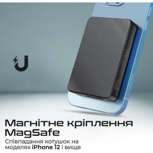 Зовнішній акумулятор Powerbank Promate TransPack-5, 5000mAh, 22.5W, Black