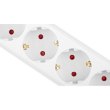 Мережевий фільтр REAL-EL RS-Protect M, 5 розеток, 3м, White (EL122300027)