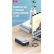 Зовнішній акумулятор Powerbank XO PR201, 30000mAh, PD 65W, QC 3.0, Black