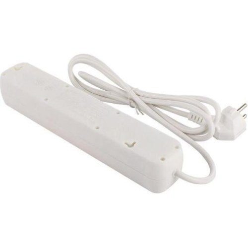 Мережевий фільтр ColorWay, 4 розетки, 2м, White (CW-PSEA42W)