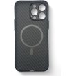 Чохол-накладка BeCover Carbonite Case MagSafe, для Apple iPhone 16 Pro, Black (712068)