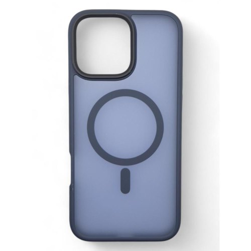 Чохол-накладка BeCover Metal Buttons Case MagSafe, для Apple iPhone 16 Pro Max, Blue (712100)