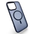 Чохол-накладка BeCover Metal Buttons Case MagSafe, для Apple iPhone 16 Pro Max, Blue (712100)