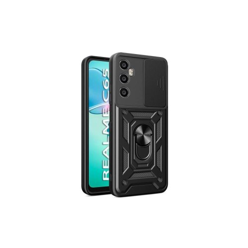 Чохол-накладка BeCover Military, для Realme C65, Black (712180)