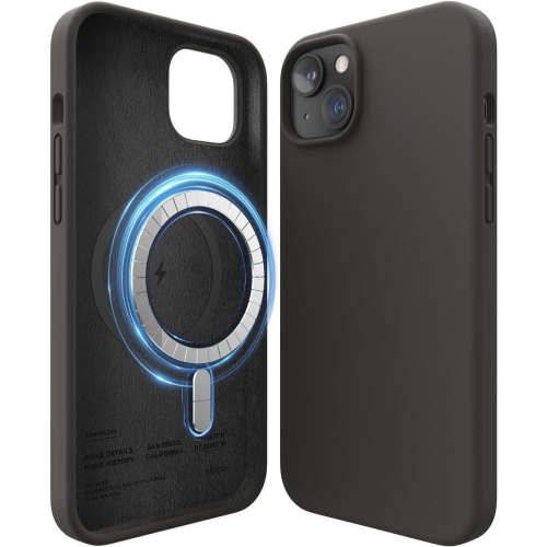 Чохол-накладка Elago Silicone Case with MagSafe, для Apple iPhone 14 Plus, Black (ES14MSSC67-BK)