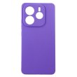 Чохол-накладка Dengos Carbon, для Xiaomi Redmi Note 14 5G, захисне скло в комплекті, Purple (DG-KM-129)