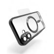 Чохол-накладка BeCover TPU Chrome Case MagSafe, для Apple iPhone 16 Plus, Black (712075)