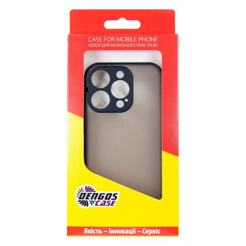 Чохол-накладка Dengos Matt, для Xiaomi Redmi Note 14 5G, Black (DG-TPU-MATT-155)