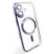 Чохол-накладка BeCover TPU Chrome Case MagSafe, для Apple iPhone 16, Purple (712074)