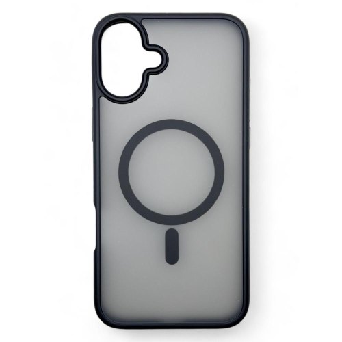 Чохол-накладка BeCover Metal Buttons Case MagSafe, для Apple iPhone 16, Black (712090)