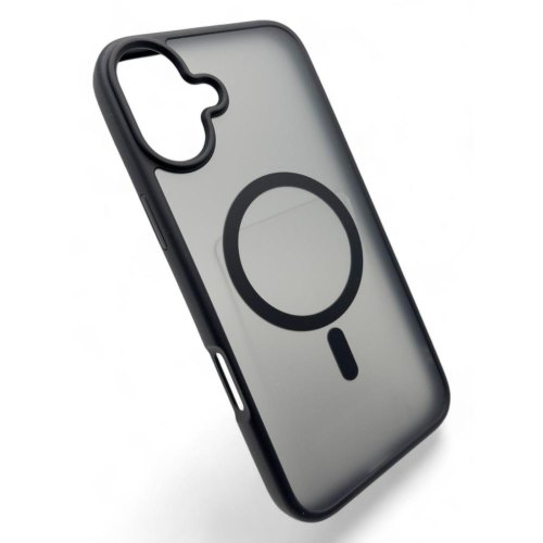 Чохол-накладка BeCover Metal Buttons Case MagSafe, для Apple iPhone 16, Black (712090)