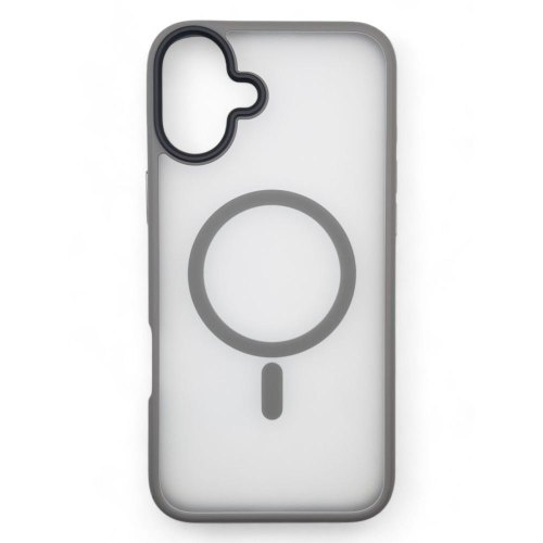 Чохол-накладка BeCover Metal Buttons Case MagSafe, для Apple iPhone 16, Gray (712092)