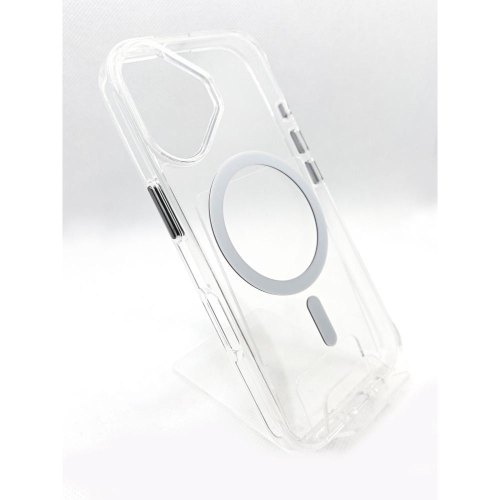 Чохол-накладка BeCover Space Case MagSafe, для Apple iPhone 16 Plus, Transparancy (712103)