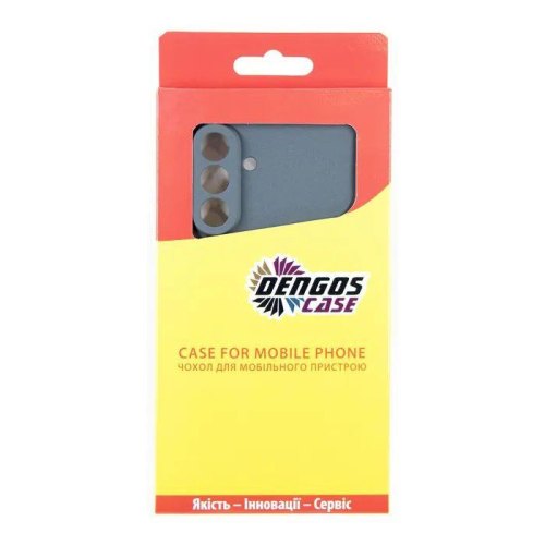 Чохол-накладка Dengos Soft, для Xiaomi Redmi Note 14 5G, захисне скло в комплекті, Mint (DG-KM-131)