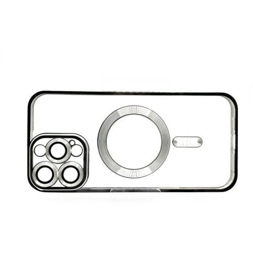 Чохол-накладка BeCover TPU Chrome Case MagSafe, для Apple iPhone 16 Pro, Silver (712083)