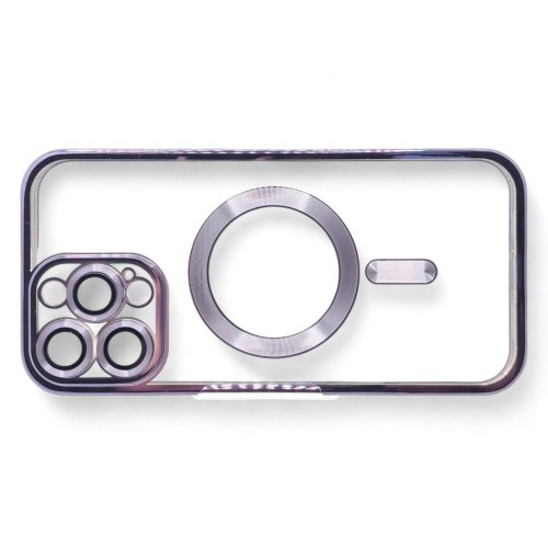 Чохол-накладка BeCover TPU Chrome Case MagSafe, для Apple iPhone 16 Pro Max, Purple (712089)