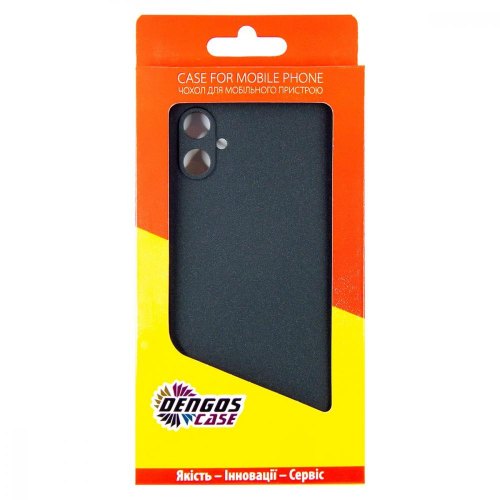 Чохол-накладка Dengos Carbon, для Samsung Galaxy A05, Black (DG-TPU-CRBN-193)