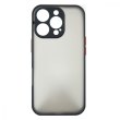 Чохол-накладка Dengos Matt, для Apple iPhone 16 Pro, Black (DG-TPU-MATT-150)