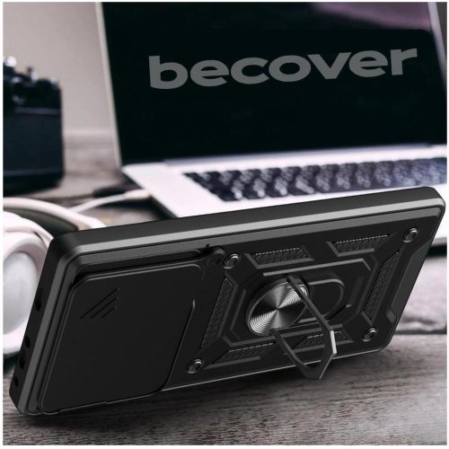 Чохол-накладка BeCover Military, для Poco F6, Black (712165)