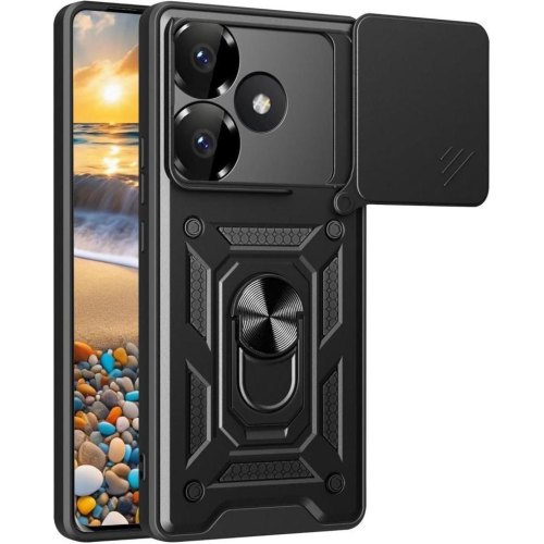 Чохол-накладка BeCover Military, для Poco F6, Black (712165)