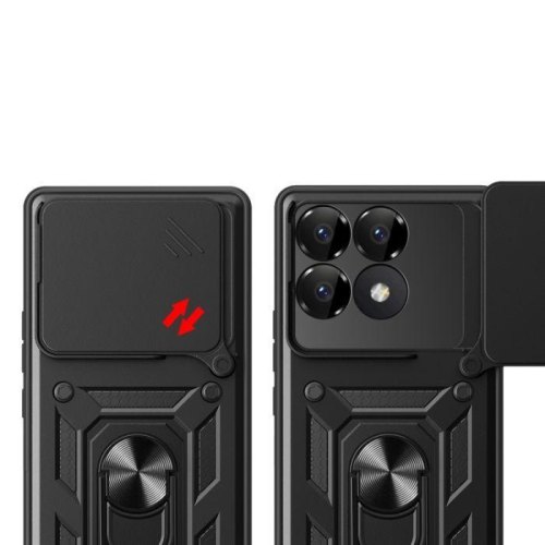 Чохол-накладка BeCover Military, для Poco F6 Pro, Black (712166)