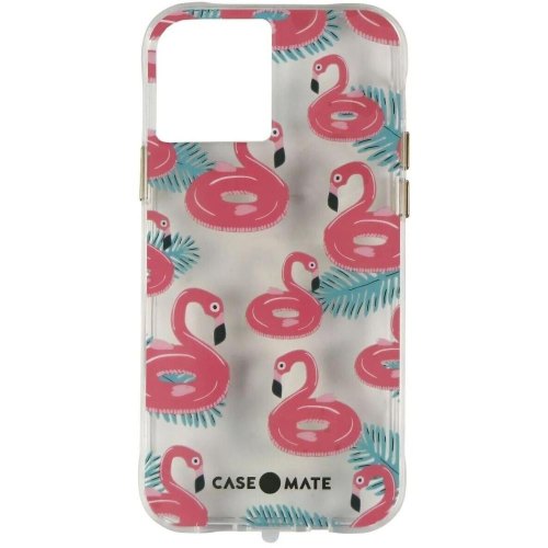 Чохол-накладка Case-Mate Tough Prints, для Apple iPhone 12/iPhone 12 Pro, Float On Flamingos (CM047212)