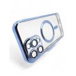 Чохол-накладка BeCover TPU Chrome Case MagSafe, для Apple iPhone 16 Pro Max, Sierra Blue (712087)