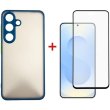 Чохол-накладка Dengos Soft, для Samsung Galaxy A36 5G (SM-A366), захисне скло в комплекті, Black (DG-KM-140)