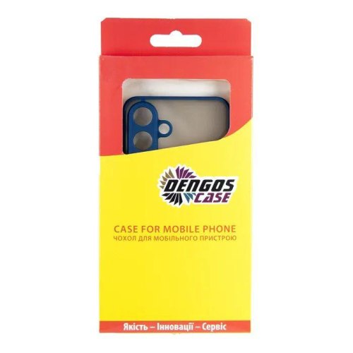 Чохол-накладка Dengos Soft, для Samsung Galaxy A36 5G (SM-A366), захисне скло в комплекті, Black (DG-KM-140)