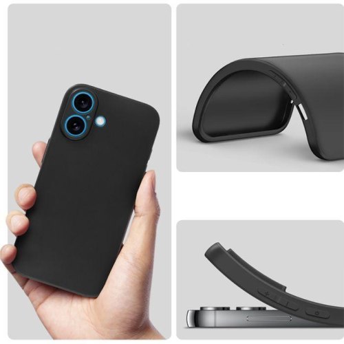 Чохол-накладка BeCover, для Apple iPhone 16, Black (712274)